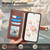 Google Pixel 11 / Pixel 11 Pro Zipper Wallet Heart Buckle Vegan Leather Phone Case with Wrist Strap - Brown