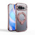 Google Pixel 11 360 Degree Rotation Holder Magnetic Electroplated Phone Case - Pink