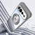 Google Pixel 11 360 Holder Magsafe Acrylic Hybrid TPU Phone Case - Grey
