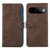 Google Pixel 11 ABEEL Color Block Magnetic RFID Leather Phone Case - Brown-Blue