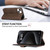 Google Pixel 11 ABEEL Color Block Magnetic RFID Leather Phone Case - Brown-Blue