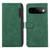Google Pixel 11 ABEEL Color Block Magnetic RFID Leather Phone Case - Green-Black