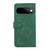 Google Pixel 11 ABEEL Color Block Magnetic RFID Leather Phone Case - Green-Black