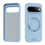 Google Pixel 11 ABEEL Skin-friendly Feel Magnetic Liquid Silicone Phone Case with Holder - Sky Blue