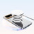 Google Pixel 11 ABEEL Transparent Magnetic Hardened PC Phone Case - White