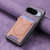 Google Pixel 11 Denim Texture Leather Skin Phone Case with Card Slot - Purple