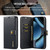 Google Pixel 11 DG.MING Crazy Horse Texture Detachable Magnetic Leather Phone Case - Black