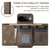Google Pixel 11 DG.MING M1 Series 3-Fold Multi Card Wallet + Magnetic Phone Case - Coffee