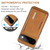 Google Pixel 11 DG.MING M2 Series 3-Fold Multi Card Bag + Magnetic Phone Case - Brown