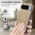 Google Pixel 11 Fabric Magnetic PU Back Cover Phone Case - Khaki