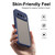 Google Pixel 11 Fan Dun Series TPU Hybrid PC Frosted Phone Case - Blue