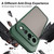 Google Pixel 11 Fan Dun Series TPU Hybrid PC Frosted Phone Case - Green