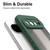 Google Pixel 11 Fan Dun Series TPU Hybrid PC Frosted Phone Case - Green
