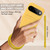 Google Pixel 11 Integrated Card Bag Solid Color Liquid Silicone Phone Case Gen2 with Short Lanyard - Yellow