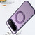 Google Pixel 11 kalebol MagSafe Metal Ring Holder Phone Case - Purple