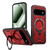 Google Pixel 11 Kalebol PC Hybrid TPU Armor MagSafe Ring Holder Phone Case - Red