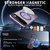 Google Pixel 11 Kalebol Star Shine Skin Feel MagSafe Phone Case with Straight Fold Holder - Purple