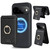 Google Pixel 11 Kalebol Strong MagSafe Ring Magnetic Card Bag Holder Leather Phone Case - Black