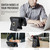 Google Pixel 11 Kalebol Strong MagSafe Ring Magnetic Card Bag Holder Leather Phone Case - Black