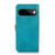 Google Pixel 11 KHAZNEH Dual-color Cowhide Texture Flip Leather Phone Case - Blue
