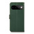 Google Pixel 11 KHAZNEH Side-Magnetic Litchi Genuine Leather RFID Phone Case - Green