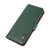 Google Pixel 11 KHAZNEH Side-Magnetic Litchi Genuine Leather RFID Phone Case - Green
