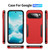 Google Pixel 11 Pioneer Armor Heavy Duty PC + TPU Phone Case - Red+Black