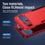 Google Pixel 11 Pioneer Armor Heavy Duty PC + TPU Phone Case - Red+Rose Red