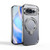 Google Pixel 11 Pro 360 Degree Rotation Holder Magnetic Electroplated Phone Case - Silver