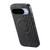 Google Pixel 11 Pro 3D Cubic Grid Pressed Magnetic PU Back Cover Phone Case - Black