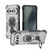 Google Pixel 11 Pro 5G Global Metal Kickstand TPU Hybrid PC Phone Case - Grey