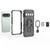 Google Pixel 11 Pro 5G Global Metal Kickstand TPU Hybrid PC Phone Case - Grey
