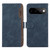 Google Pixel 11 Pro ABEEL Color Block Magnetic RFID Leather Phone Case - Blue-Brown