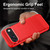 Google Pixel 11 Pro Carbon Fiber Brushed Texture TPU Phone Case - Red