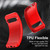Google Pixel 11 Pro Carbon Fiber Brushed Texture TPU Phone Case - Red