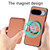 Google Pixel 11 Pro Carbon Fiber Leather Card Magsafe Phone Case - Brown