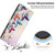 Google Pixel 11 Pro Colorful Painting Vegan Leather Phone Case with Lanyard - Colorful Butterflies