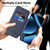 Google Pixel 11 Pro Color-plaid Shield Magnetic RFID Vegan Leather Phone Case - Blue