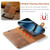 Google Pixel 11 Pro DG.MING Crazy Horse Texture Detachable Magnetic Leather Phone Case - Brown