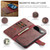 Google Pixel 11 Pro DG.MING Crazy Horse Texture Detachable Magnetic Leather Phone Case - Red