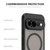 Google Pixel 11 Pro ENKAY Hat-Prince MagSafe Matte Translucent Shockproof Phone Case with 0.18mm High Aluminum-silicon Glass Film - Purple