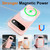 Google Pixel 11 Pro Fine Hole Glossy Glitter Magnetic TPU Phone Case with Same Color Hand Strap - Pink