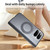 Google Pixel 11 Pro Fold Intergrated Shell And Flim Translucent Frosted Hinge Protective Phone Case with 360 Degree Holder - Black