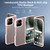 Google Pixel 11 Pro Fold Skin Feel Contrast Color TPU Hybrid PC Phone Case - Pink