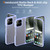 Google Pixel 11 Pro Fold Skin Feel Contrast Color TPU Hybrid PC Phone Case - Purple