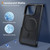 Google Pixel 11 Pro Fold Skin Feel TPU Hybrid PC MagSafe Phone Case - Black