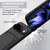Google Pixel 11 Pro Integrated Card Bag Solid Color Liquid Silicone Phone Case Gen2 with Short Lanyard - Black