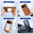 Google Pixel 11 Pro Kalebol Magnetic Button Card Bag MagSafe Ring Leather Phone Case - Brown