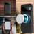 Google Pixel 11 Pro Kalebol Strong Magnetic MagSafe Tri-Fold Wallet Leather Phone Case - Black