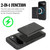 Google Pixel 11 Pro Kalebol Strong MagSafe Magnetic Two-Fold Card Bag Leather Phone Case - Black